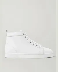 Christian Louboutin Sneakers alte in pelle Louis Bianco