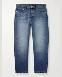 A.P.C. Jeans a gamba affusolata Achille Blu