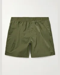 NN 07 Shorts da mare medi a gamba dritta in tessuto riciclato Warren 1442 Verde