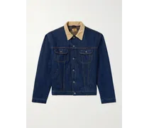 Giacca in denim con finiture in velluto a coste Johnny Thunder