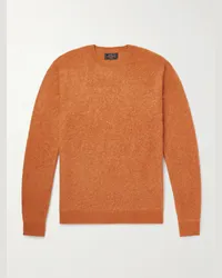 Beams Plus Pullover in misto alpaca Arancione