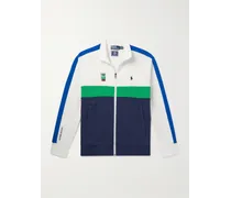 Felpa in jersey di misto cotone color-block con logo applicato Wimbledon