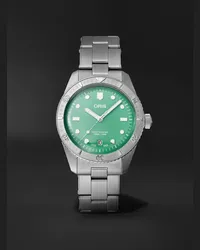 ORIS Orologio automatico 38 mm in acciaio inossidabile Divers Sixty-Five, N. rif. 01 733 7771 4057-07 8 19 18 Verde