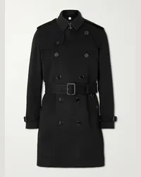 Burberry Cappotto doppiopetto in cashmere Kensington Nero