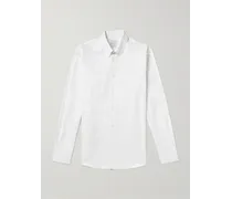 Camicia in cotone Oxford con collo button-down