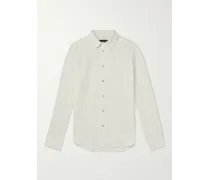 Rag & Bone Camicia in misto lino e cotone Zac Bianco