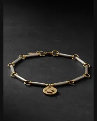 FOUNDRAE 18-Karat White and Yellow Gold Bracelet Oro