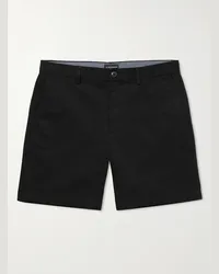 Club Monaco Baxter Cotton-Blend Twill Shorts Nero