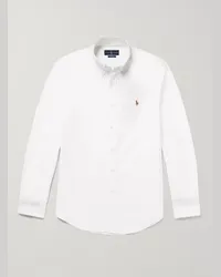 Ralph Lauren Camicia slim-fit in cotone Oxford Bianco