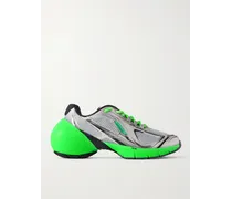Sneakers da running in mesh con finiture in materiale sintetico metallizzato TK-MX