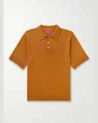 The Elder Statesman Polo in cotone Nora Arancione