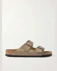 Birkenstock Sandali in camoscio oliato Arizona Marrone