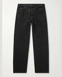 Saint Laurent Jeans a gamba larga Oklahoma Nero