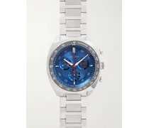 Gucci Cronografo 41 mm in acciaio inossidabile  Interlocking Blu