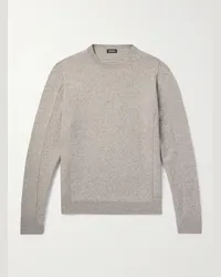 Ermenegildo Zegna Pullover misto lana e cashmere Grigio