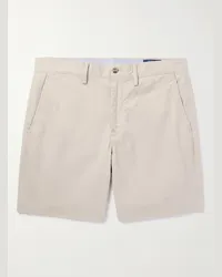 Ralph Lauren Shorts a gamba dritta in twill di cotone stretch Neutri