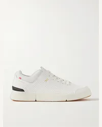 ON Running Roger Federer Sneakers da tennis in materiale vegan traforato e mesh The Roger Centre Court Bianco