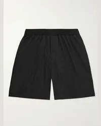 The Row Shorts a gamba larga in shell Gerhardt Nero