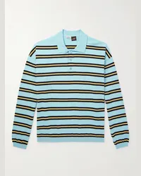 Loewe Paula’s Ibiza Polo in cotone a righe Blu