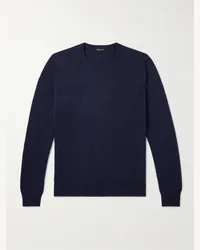 Rubinacci Pullover in cashmere Blu