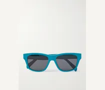 Celine Occhiali da sole in acetato con montatura D-Frame Blu