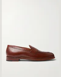 Grenson  Lloyd Leather Penny Loafers Marrone