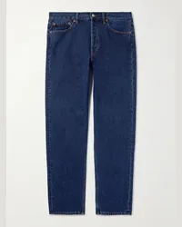 Thom Sweeney Jeans a gamba dritta Blu