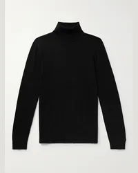 Gabriela Hearst Pullover slim-fit a collo alto in lana merino Jermaine Nero