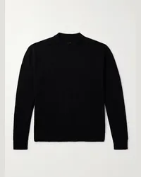 Rick Owens Pullover in misto cashmere e lana cotto Nero