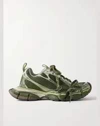 Balenciaga Sneakers in mesh e gomma effetto consumato 3XL Verde