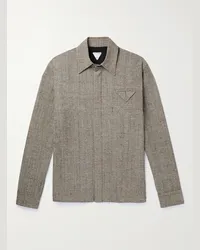 Bottega Veneta Camicia in tweed Marrone