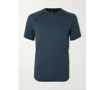 T-shirt in jersey stretch riciclato a righe Drysense