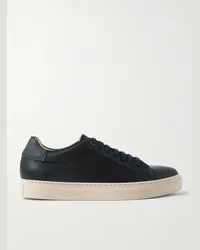 Paul Smith Sneakers in pelle con finiture in camoscio Basso Lux Blu