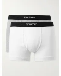 Tom Ford Confezione da due boxer in jersey di cotone stretch Multicolore