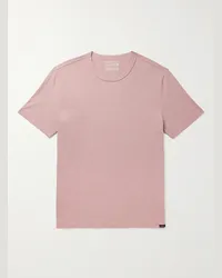 Faherty T-shirt in jersey di cotone biologico Sunwashed Rosa