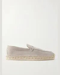 Christian Louboutin Espadrillas in camoscio Paquepapa Grigio