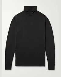 John Smedley Pullover dolcevita in lana merino Cherwell Nero