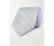 Cravatta in seta jacquard, 8 cm