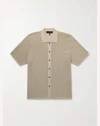 Rag & Bone Camicia in cotone piqué Payton Neutri