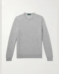 Incotex Pullover in misto lana vergine e cashmere Zanone Grigio