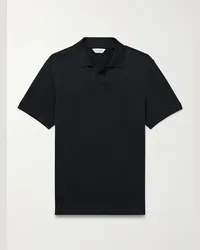 Club Monaco Polo in misto cotone piqué Johnny Blu