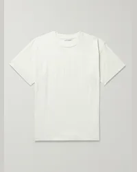 John Elliott + Co T-shirt in jersey di cotone University Neutri