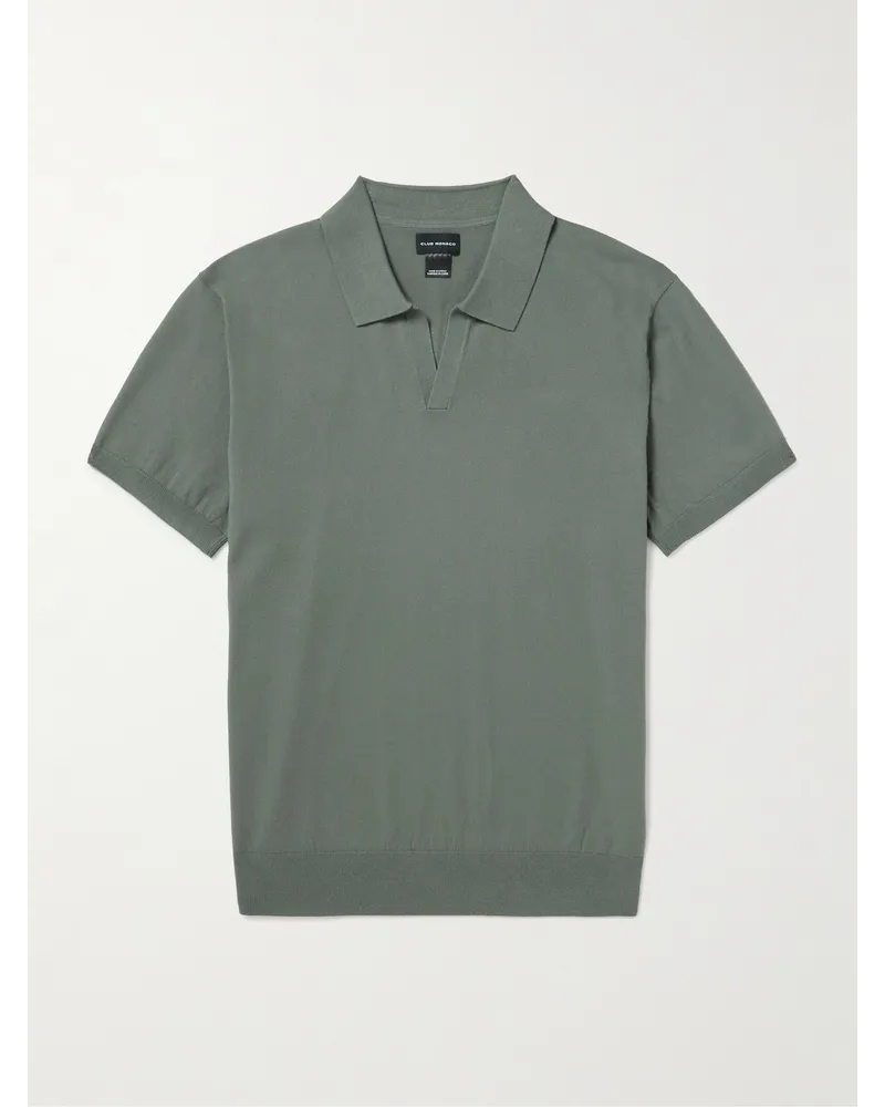 Club Monaco Polo in jersey Johnny Verde