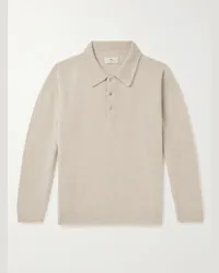 SSAM Polo in cashmere spazzolato Neutri