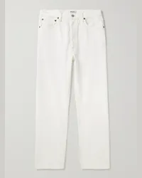 AGOLDE Jeans a gamba dritta effetto invecchiato 90's Bianco