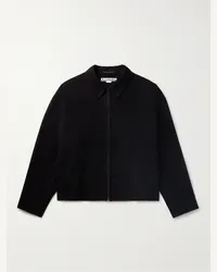 Acne Studios Giacca in flanella di lana Doverio Nero