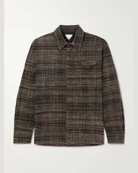 Bottega Veneta Camicia in tweed Marrone