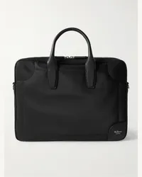 Mulberry Borsa da lavoro in shell con finiture in pelle pieno fiore Belgrave Nero