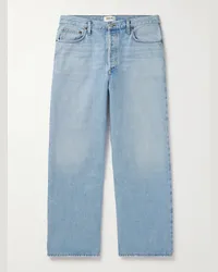 AGOLDE Jeans a gamba larga effetto consumato Low Slung Baggy Blu