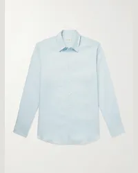 Paul Smith Camicia in lino Blu